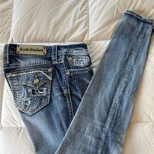 Rock Revival Women's Faded Blue Skinny Jeans “Stacia”